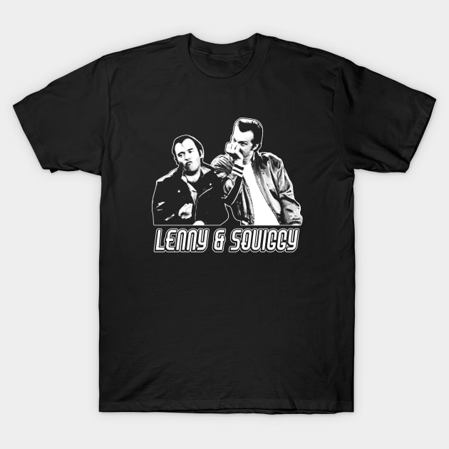 Lenny & Squiggy - Dark T-Shirt by Chewbaccadoll